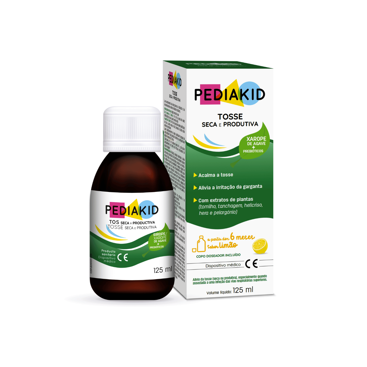 PEDIAKID® Tosse Seca e Produtiva - Xarope para crianças