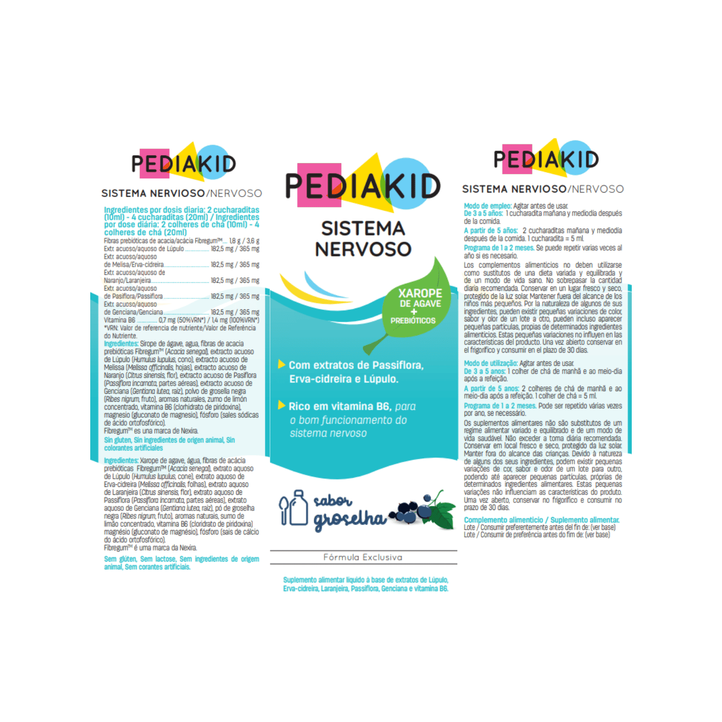 PEDIAKID® Sistema Nervoso- Xarope para crianças