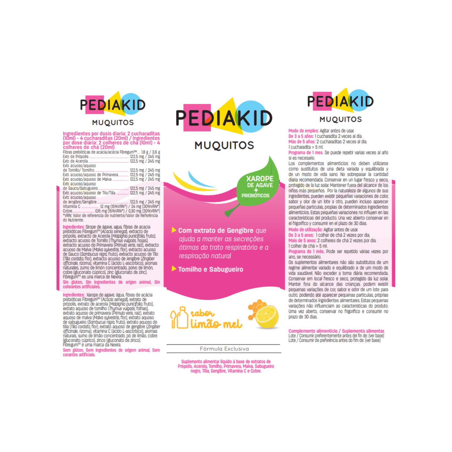 PEDIAKID® Muquitos - Xarope para crianças