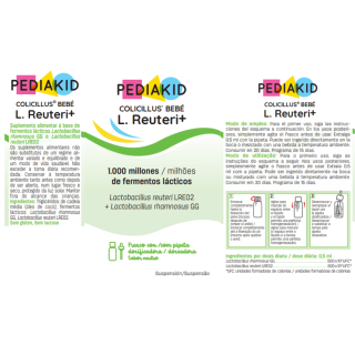 Colicillus® bebé L. Reuteri + | Suplemento Alimentar com Lactobacillus para Bebés