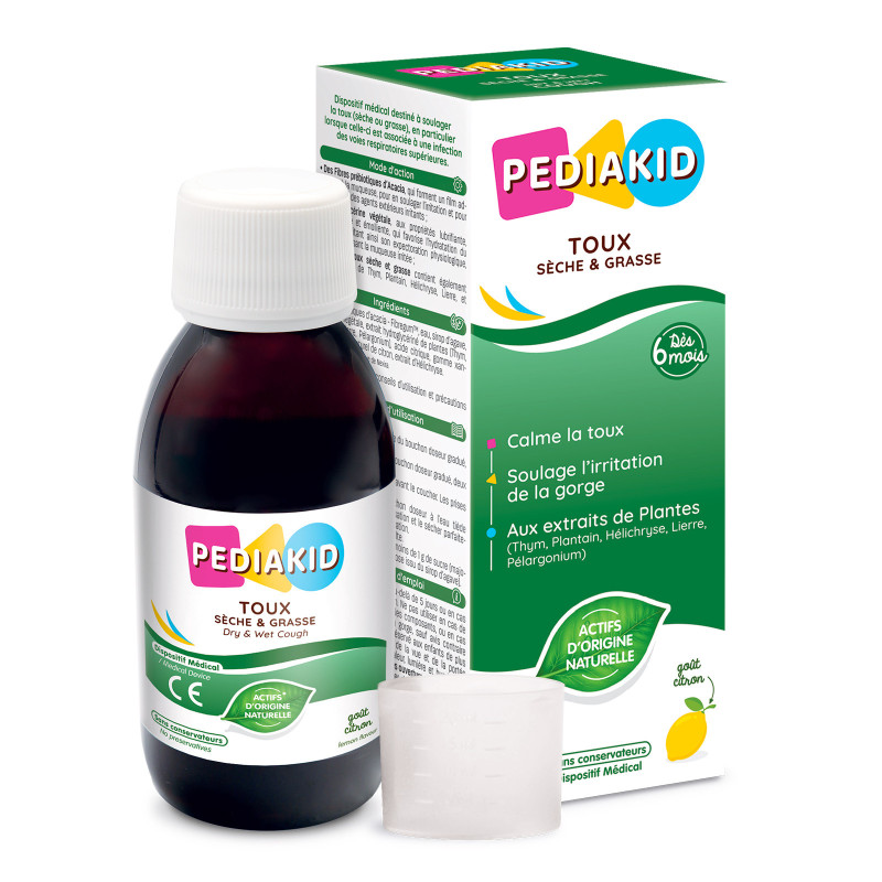 PEDIAKID® Tosse Seca e Produtiva - Xarope para crianças